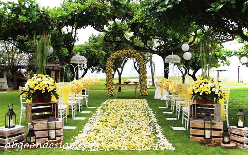طراحی باغ عروسی :آبگون دیزاین