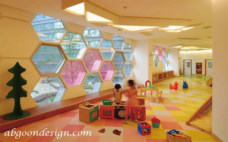 طراحی داخلی مهد کودک