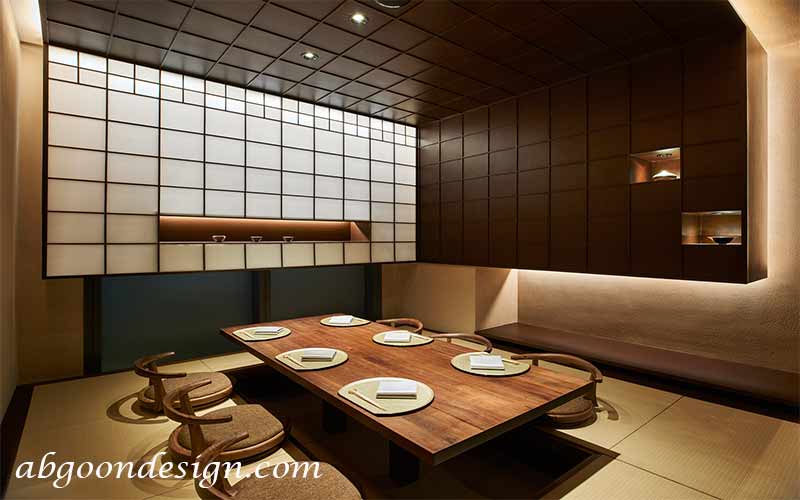 طراحی رستوران سنتی ژاپنی
