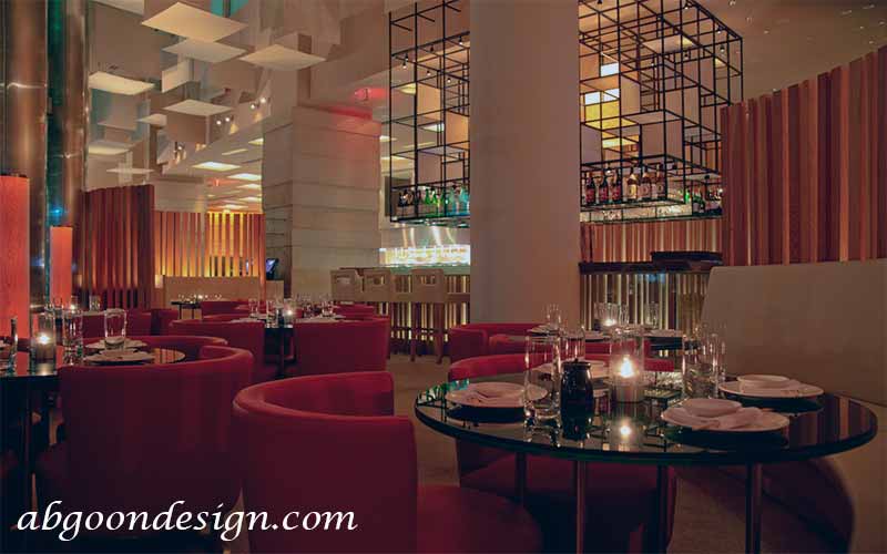 طراحی دکوراسیون داخلی رستوران های لوکس | آبگون دیزاین