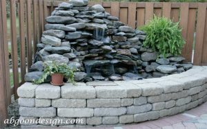 آبنما باغی - صخره ای : آبگون دیزاین